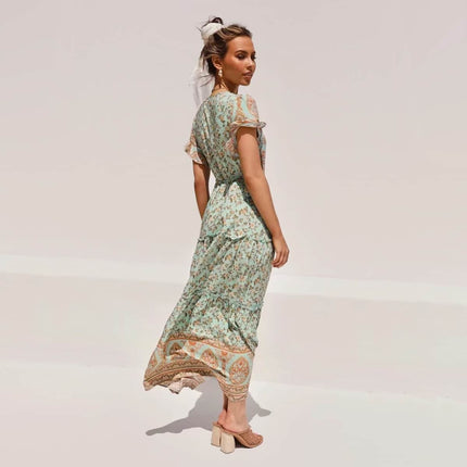 Boho Floral Women's Maxi Dress - Wnkrs