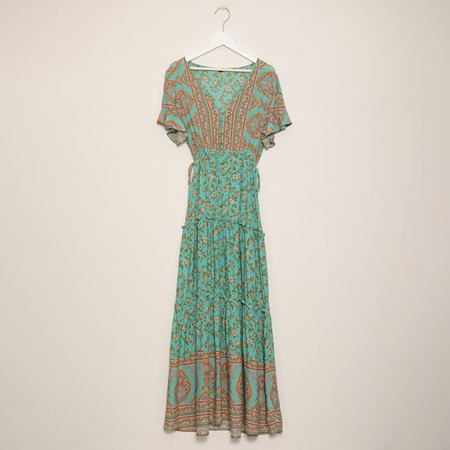 Boho Floral Women's Maxi Dress - Wnkrs