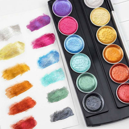 Metallic Watercolor Paints Set - wnkrs