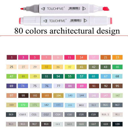 60 or 80 Colors Permanent Markers Set - wnkrs