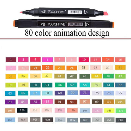 60 or 80 Colors Permanent Markers Set - wnkrs