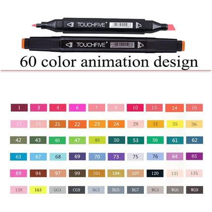 60 or 80 Colors Permanent Markers Set - wnkrs