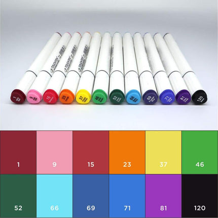 Fine Tip Alcohol Marker Set - Wnkrs