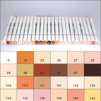 24 pièces/couleur de peau
