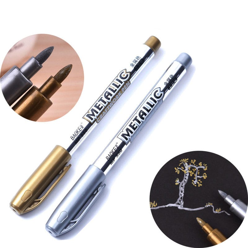 Gold/Silver Metallic Style Waterproof Marker