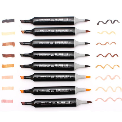Dual Head Skin Color Alcohol Based Sketch Marker - Wnkrs