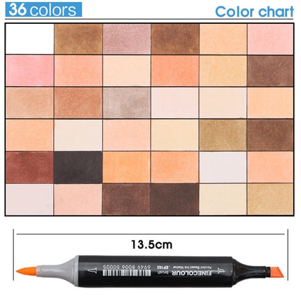 Dual Head Skin Color Alcohol Based Sketch Marker - Wnkrs