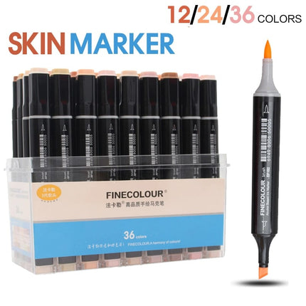 Dual Head Skin Color Alcohol Based Sketch Marker - Wnkrs