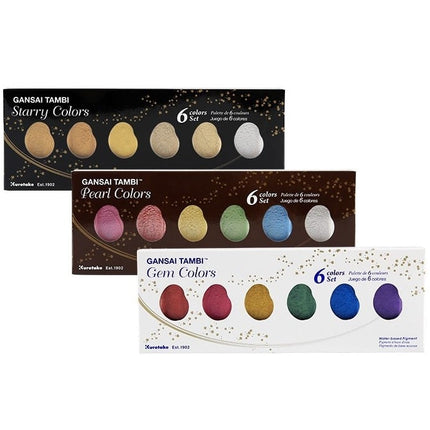 6 Creative Pearl Colors Watercolor Paints Set - wnkrs