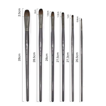 Professional High Quality Filbert Brushes - wnkrs