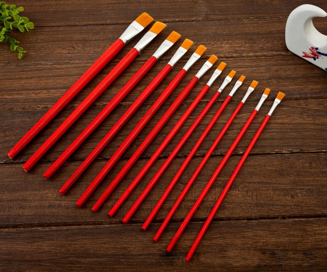 Oil Paint Brush 12 Pcs Set - wnkrs
