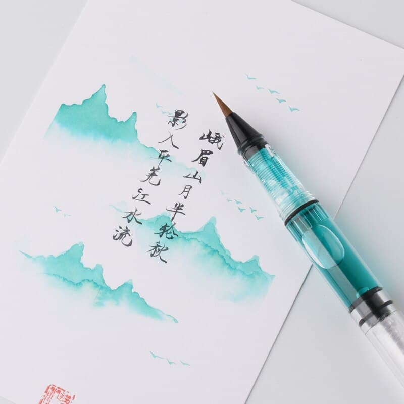 Transparent Calligraphy Brush
