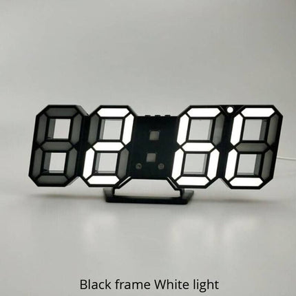 3D LED Digital Wall Clock - wnkrs