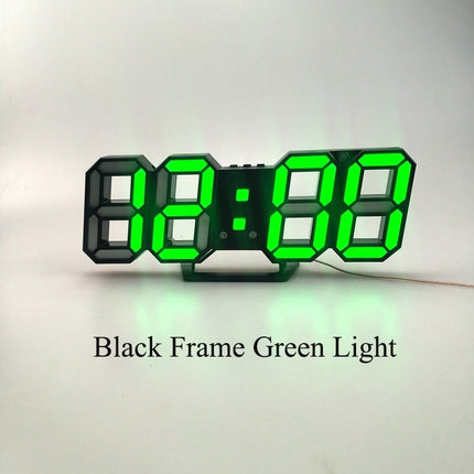 3D LED Digital Wall Clock - wnkrs