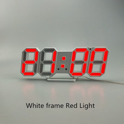 3D LED Digital Wall Clock - wnkrs