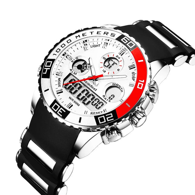 Stylish Sports Wristwatches for Men with Dual Dial - wnkrs