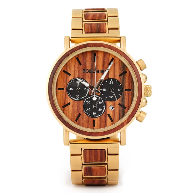 Men's Wooden Stylish Quartz Watch - wnkrs