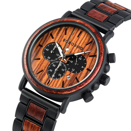 Men's Wooden Stylish Quartz Watch - wnkrs