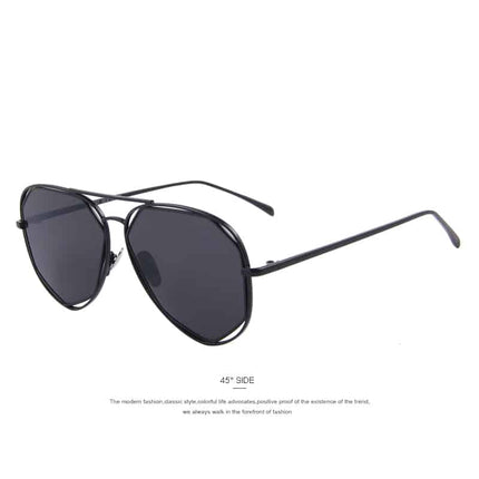 Geometric Aviator Sunglasses - Wnkrs