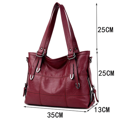 Women's PU Casual Soft Tote Bag - Wnkrs