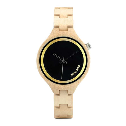 Women's Minimalist Wooden Watch - wnkrs