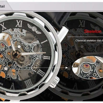 Fashion Mechanical Automatic Skeleton Watches for Men - wnkrs