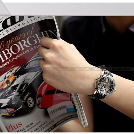 Fashion Mechanical Automatic Skeleton Watches for Men - wnkrs