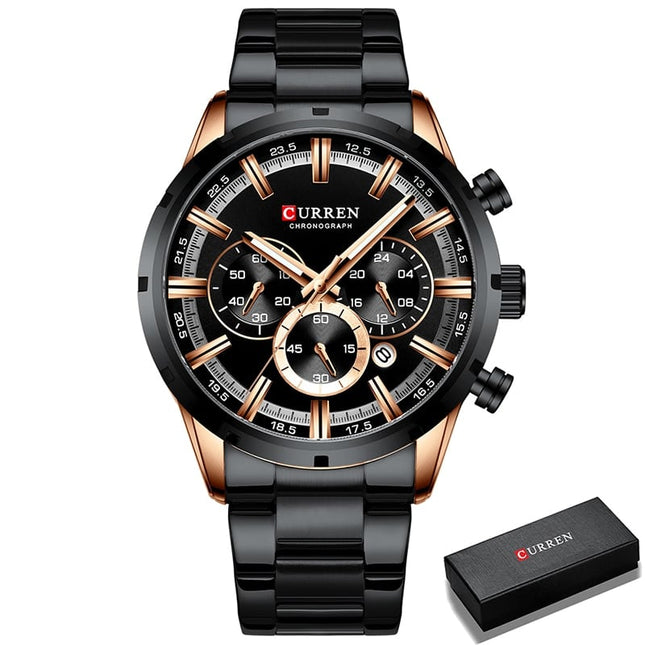 Men's Waterproof Stainless Steel Watch - wnkrs