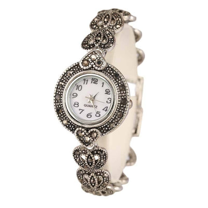 Women's Crystal Heart Bracelet Watches - wnkrs