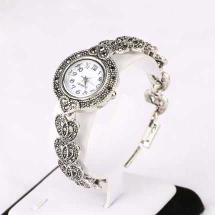 Women's Crystal Heart Bracelet Watches - wnkrs