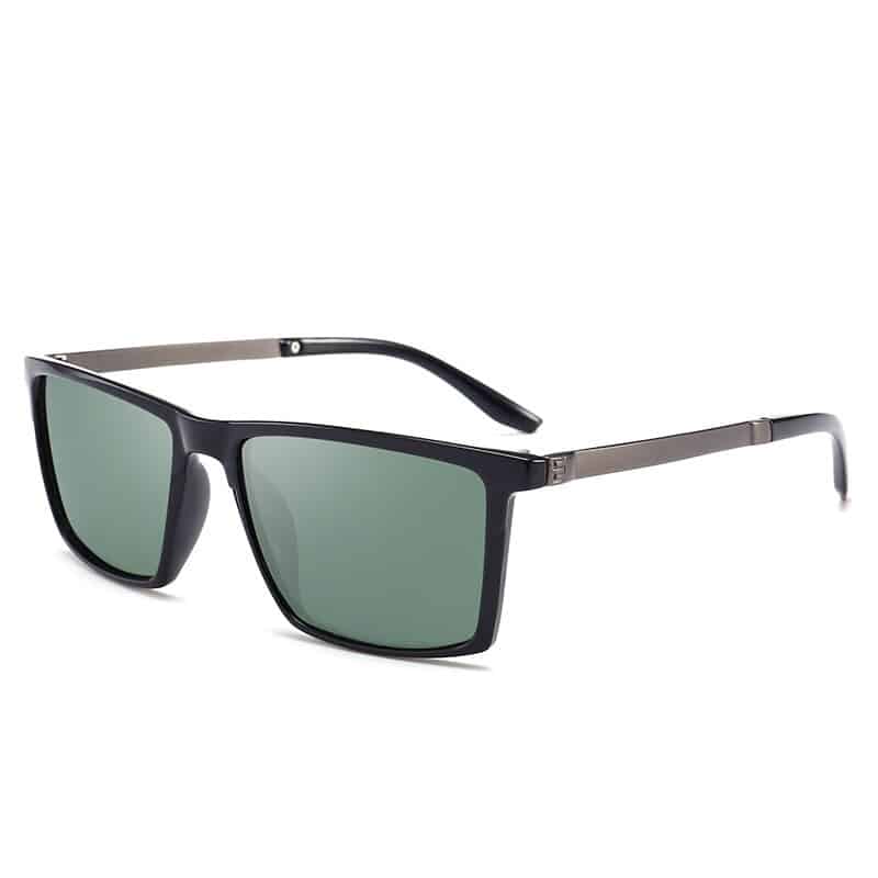 Men's Polarized Mirror Square Sunglasses