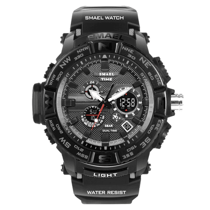 Rugged Watches for Men with Dual Digital and Analogue Display - wnkrs