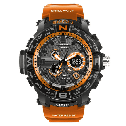 Rugged Watches for Men with Dual Digital and Analogue Display - wnkrs