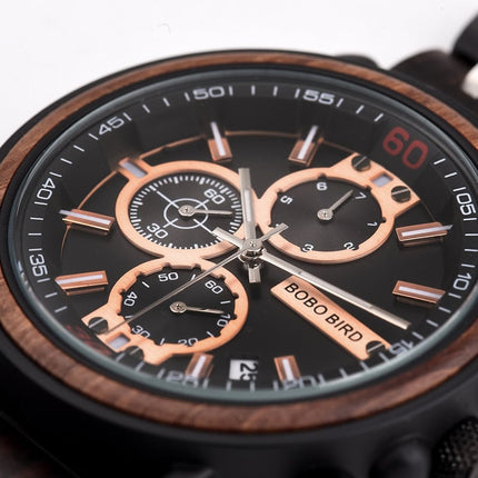 Men's Mechanical Wooden Watch - wnkrs