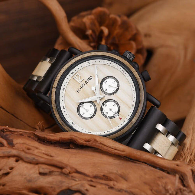 Men's Mechanical Wooden Watch - wnkrs