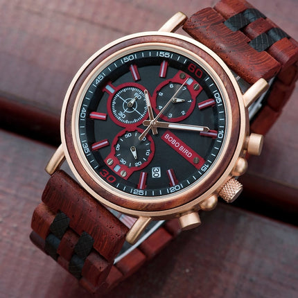 Men's Mechanical Wooden Watch - wnkrs