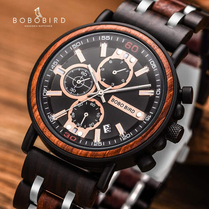 Men's Mechanical Wooden Watch - wnkrs