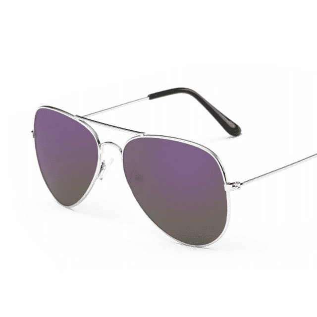 Elegant Aviator Men's Sunglasses with Colorful Lenses