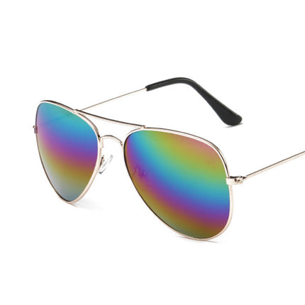 Elegant Aviator Men's Sunglasses with Colorful Lenses - wnkrs