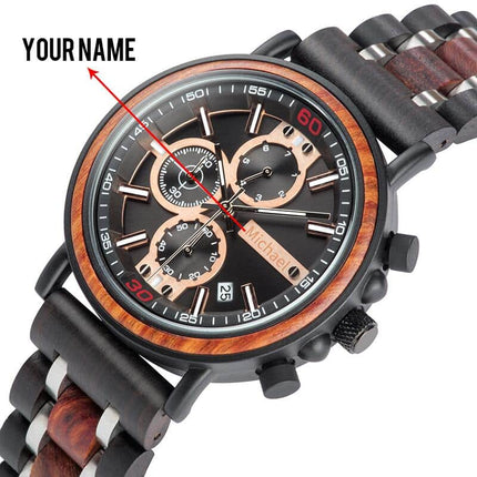 Wooden Quartz Watch for Men - wnkrs
