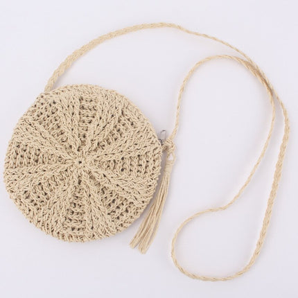 Round Shaped Straw Bag for Women - Wnkrs