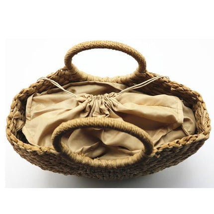 Beach Handmade Style Straw Handbag - Wnkrs