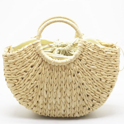 Beach Handmade Style Straw Handbag - Wnkrs