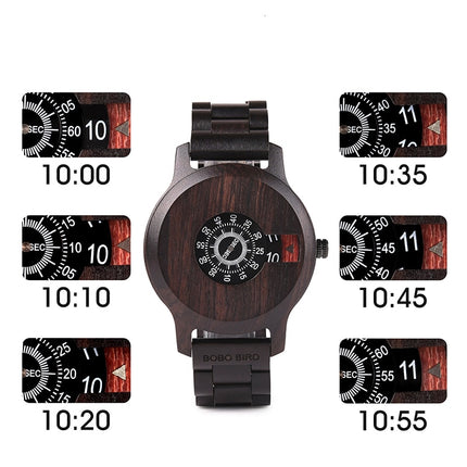 Men's Original Designed Wooden Quartz Wristwatch - wnkrs