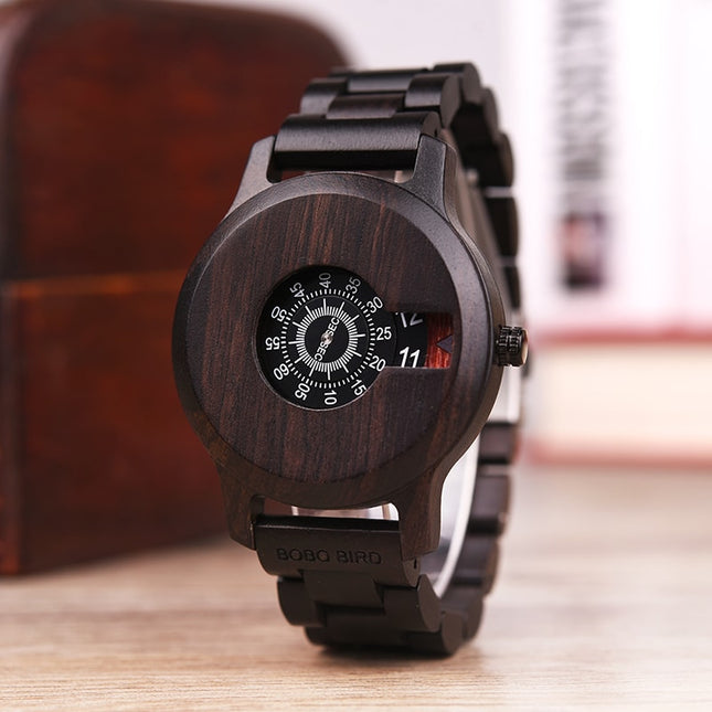 Men's Original Designed Wooden Quartz Wristwatch - wnkrs