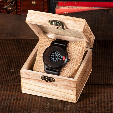 Men's Original Designed Wooden Quartz Wristwatch - wnkrs