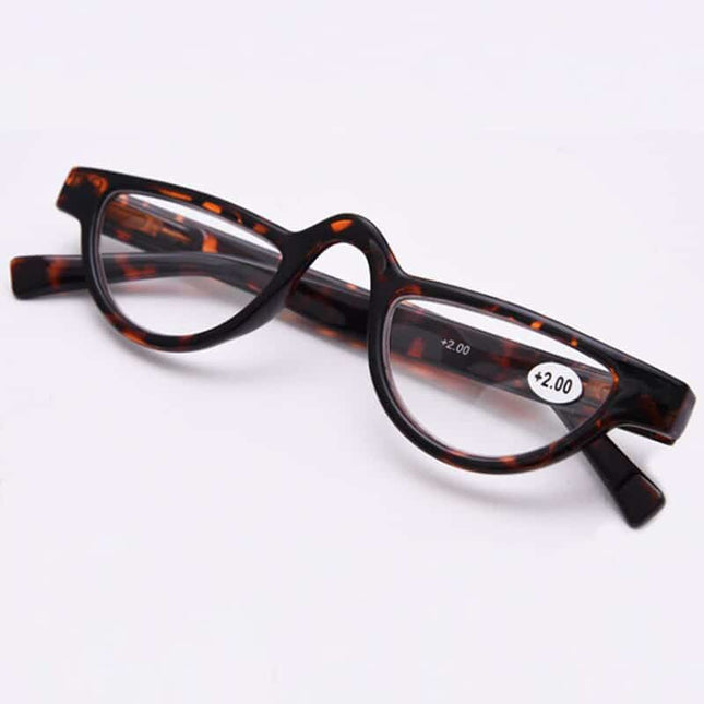 Women's Retro Mirror Small Cat Eye Glasses - wnkrs