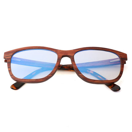 Unisex Anti-Blue Light Wooden Frame Eyeglasses - Wnkrs