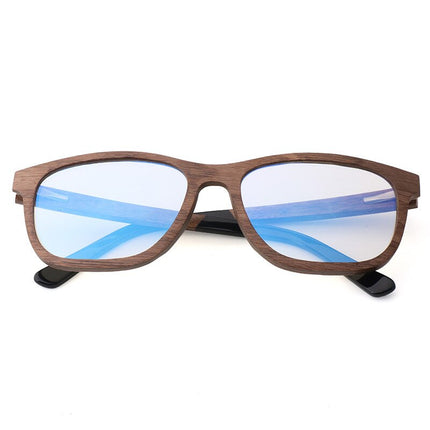 Unisex Anti-Blue Light Wooden Frame Eyeglasses - Wnkrs