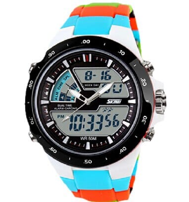 Waterproof Sports Wristwatches with Dual Display - wnkrs